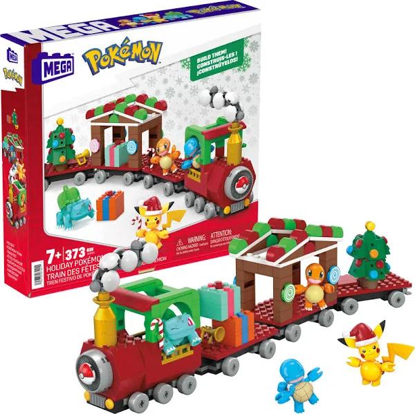 Pokémon Mega Construx Construction Set Holiday Pokémon Train