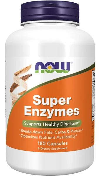 Now Foods Super Enzymes - 180 Capsules