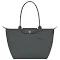 Longchamp Le Pliage Green Large Shoulder Bag in P66 Graphite