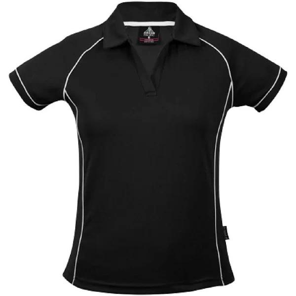 Endeavour Ladies Golf Polo 6 / Black