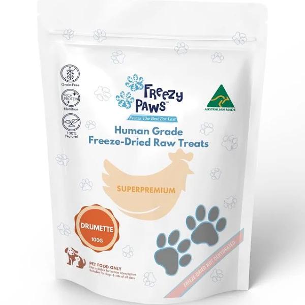 Freezy Paws Freeze Dried Chicken Drumstick Treats 100g