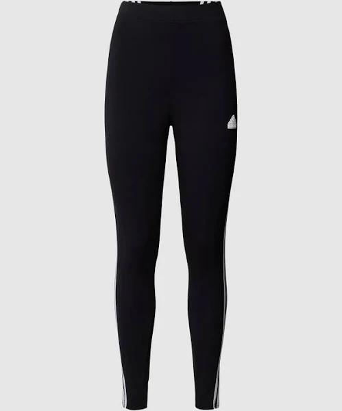 adidas-Future Icons 3-Stripes Leggings-Women-Black-L