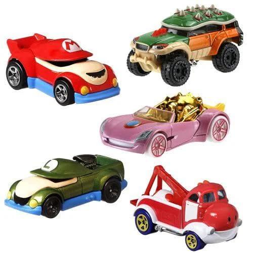 Hot Wheels Character Cars Super Mario - Red Yoshi