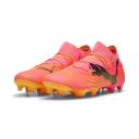 Future 7 Ultimate FG/AG Men's Football Boots in Sunset Glow/Black/Sun Stream, Size 4.5, Textile by Puma