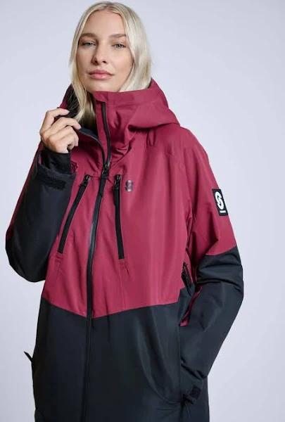 Strobe Lynx Ski Jacket Burgundy - Women's