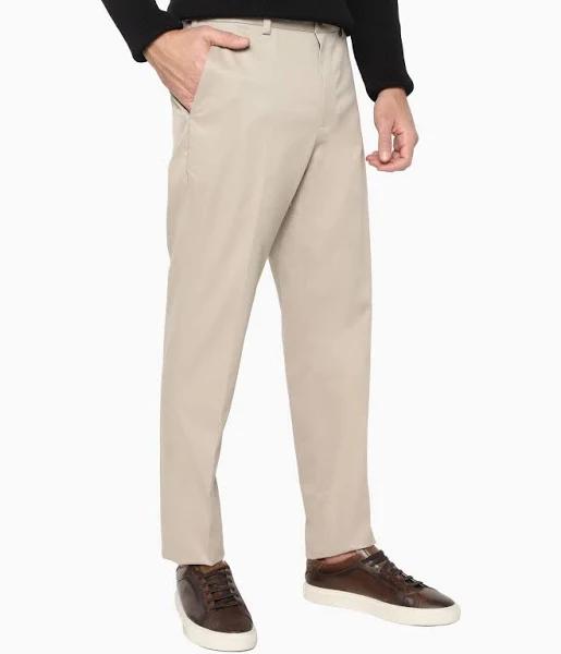 David Jones Brooks Brothers Milano Stretch Chino in Khaki, Size 40 in