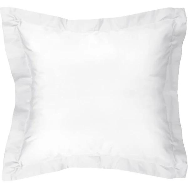 Algodon 300TC Cotton Euro Pillowcase, White