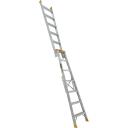 Gorilla Ladders Dual Purpose Ladder 7 Step (2.05 - 3.74m) Pro-Lite Aluminium 150kg Industrial DM007-PRO by tools.com