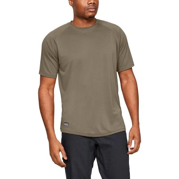 Under Armour Mens Tactical Tech Short Sleeve T-shirt- Brown 2XL