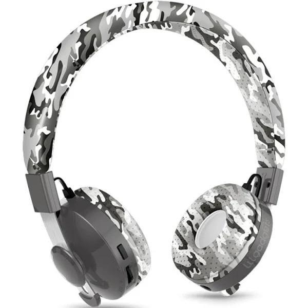 LilGadgets Untangled Pro Children's Wireless Bluetooth Headphones - Snow Camo