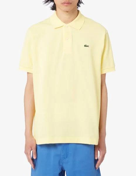 Lacoste Best Short Sleeve Polo Shirt Yellow XS Man