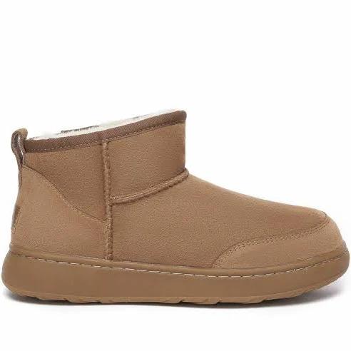 UGG Australian Shepherd Sheepskin Wool Ankle Ultra Mini Outdoor Boots-Chestnut-37