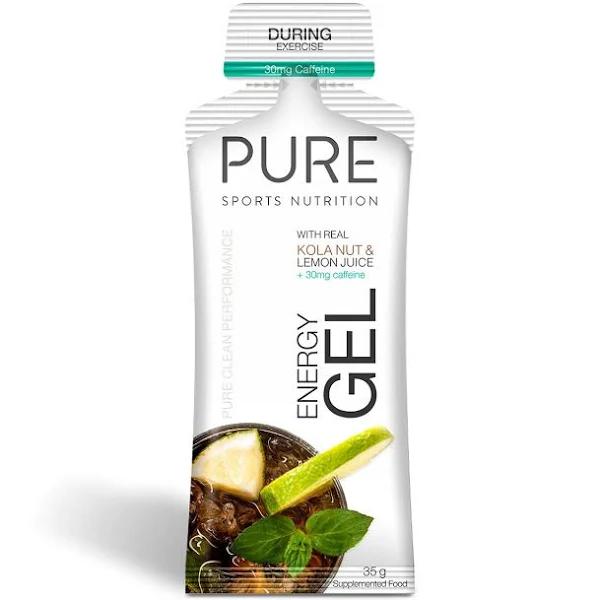 Pure Energy Gel - Cola + Caffeine, 35g Gel - Box of 24