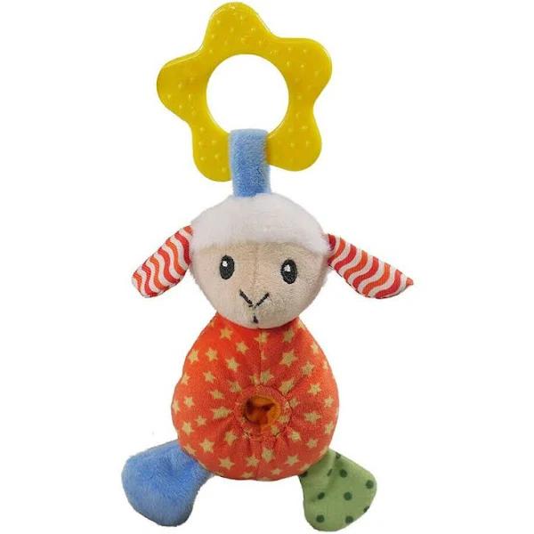 Rosewood Dog Toy Squeaky Little Nippers Laughy Lamb