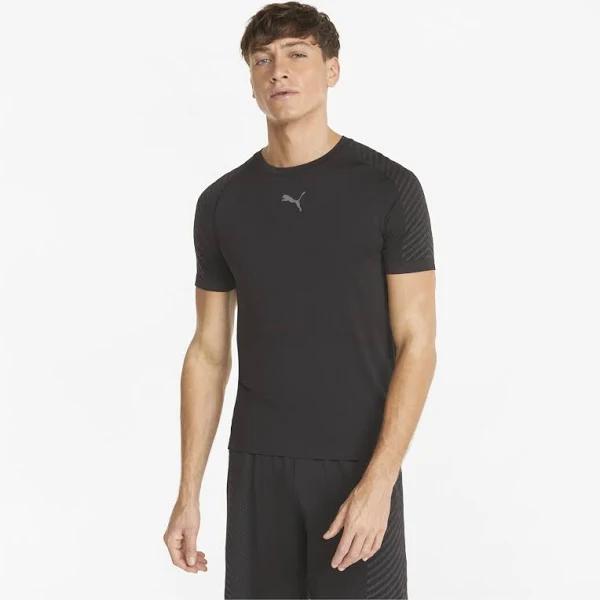 Formknit Seamless Men's Training T-Shirt in Black, Size Medium, Polyester/Nylon by Puma