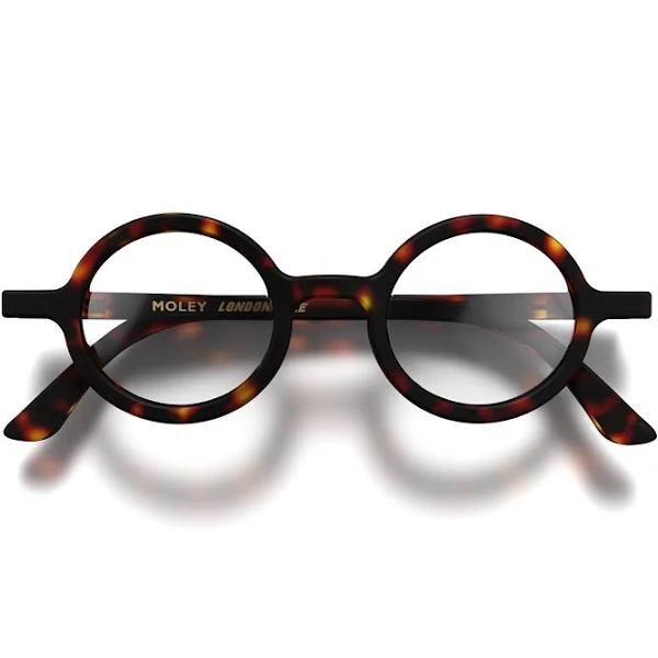 London Mole Moley Blue Blocker Glasses - Matte Tortoise Shell