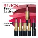 Revlon Super Lustrous Lipstick, 5 Piece Multi-Finish Lipcolor Gift Set, in Cream Pearl & Matte, Pack of 5