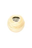 DMC Pearl Cotton Ball Size 12 141yd-Ultra Pale Yellow -116 12-3823