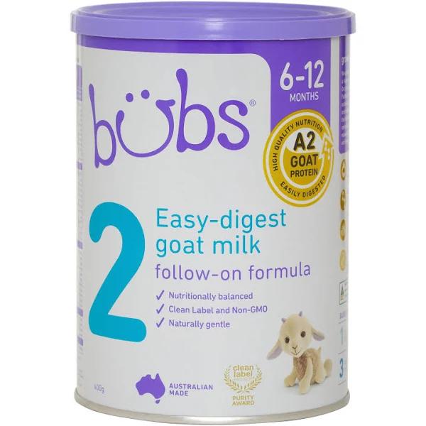 Bubs Goat Milk Infant Follow-On Stage 2 - 400g