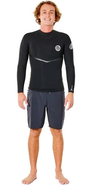 Rip Curl Mens E Bomb 1.5mm Long Sleeve GB Neoprene Top