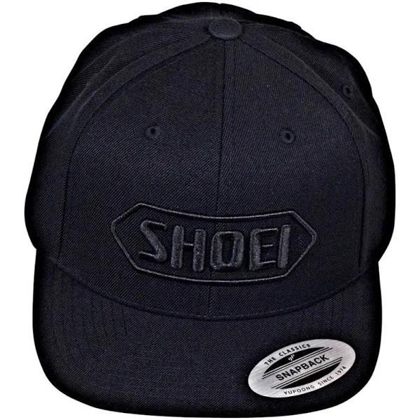 Shoei Baseball Cap-Black (Black Logo) One Size: Regular