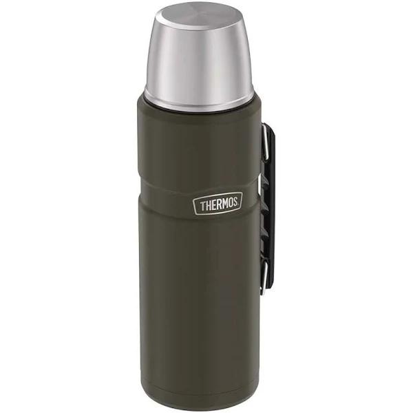 Thermos King Stainless Steel Flask 2L Matte Army