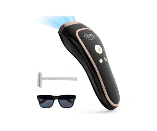 Laser Hair Removal For Men, Permanent Painless Ipl Hair Removal Device For Women with 999,900 Flashes, Black