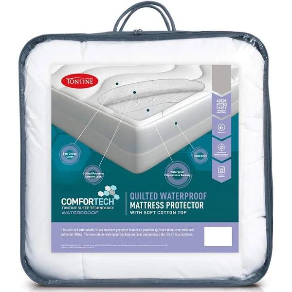 Tontine Comfortech Quilted Waterproof Mattress Protector (King)