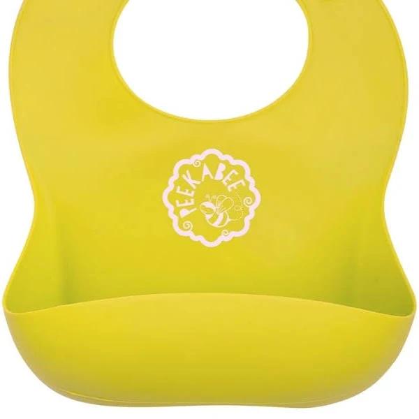 Waterproof Silicone Bib Chartreuse Green