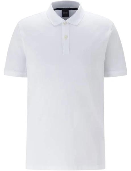 Boss Pallas Polo T Shirt White