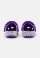 David Jones Crocs Classic Glitter Clog T in Purple, Size 4 US Jnr