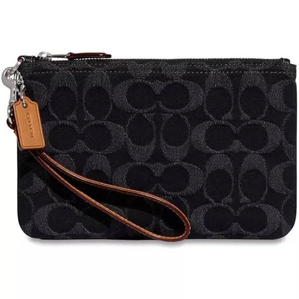 Coach Lh/Black Denim Crossbody