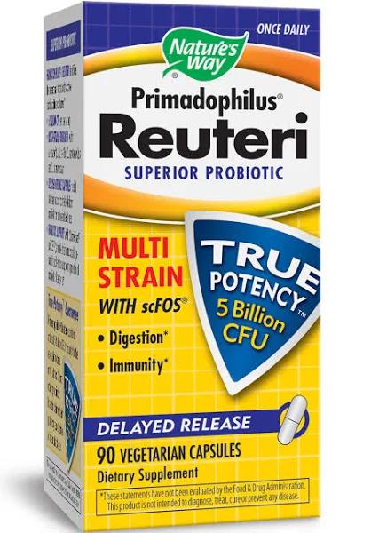 Nature's Way Primadophilus Reuteri Superior Probiotic 90 Vegetarian