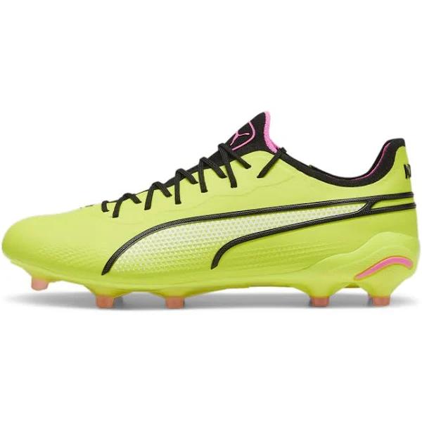 Puma King Ultimate FG/AG Firm Ground Soccer Cleats Lime/Black / 10