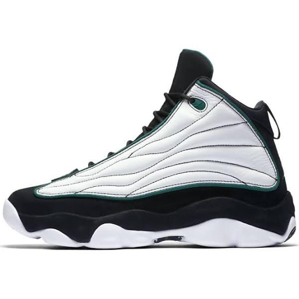 Jordan Pro Strong White Black Green