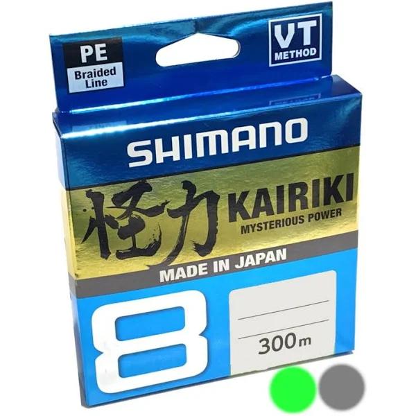 Shimano Kairiki 8 Braid Line 300m Green 40lb