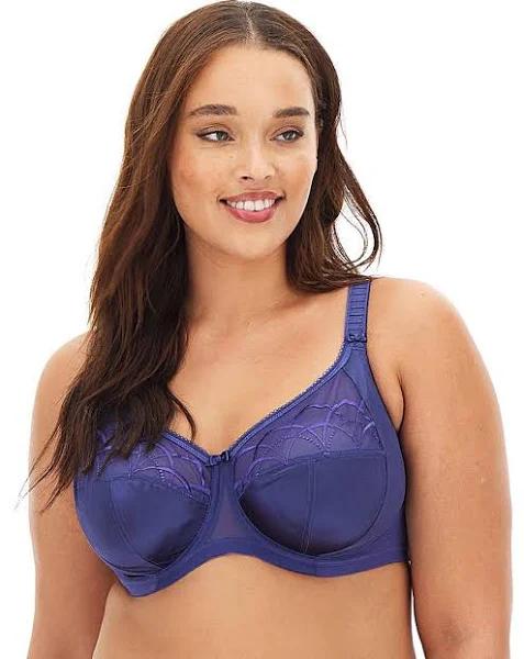 Elomi Cate Full Cup Bra Blue Denim | EL4030DEN | Poinsettia - 38G Denim