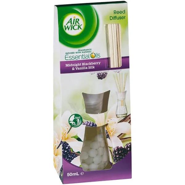 Air Wick Touch of Luxury Reed Diffuser Midnight Blackberry & Vanilla Silk 50ml