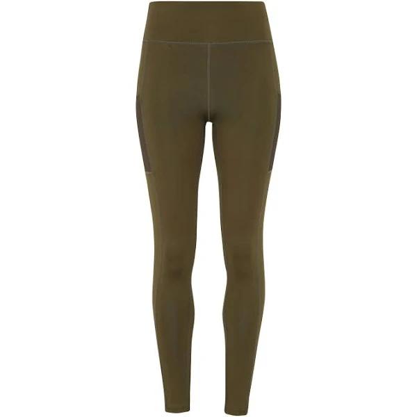 TriDri Womens/Ladies Performance Compression Leggings Olive Green Womens Leggings