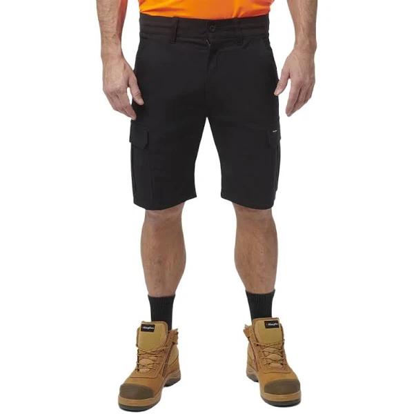 KingGee K17007 Rib Comfort Waist Short / Black / 67R