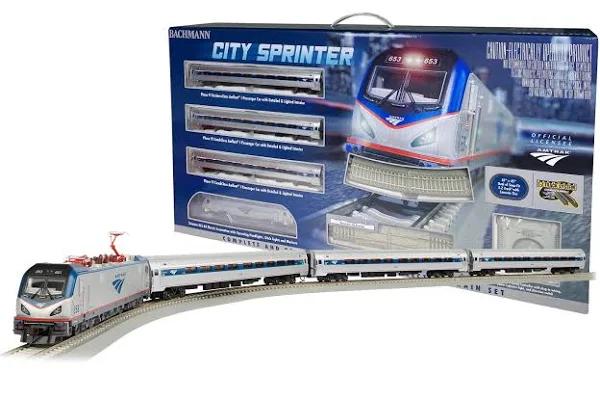 Bachmann Amtrak City Sprinter Train Set, Ho Scale