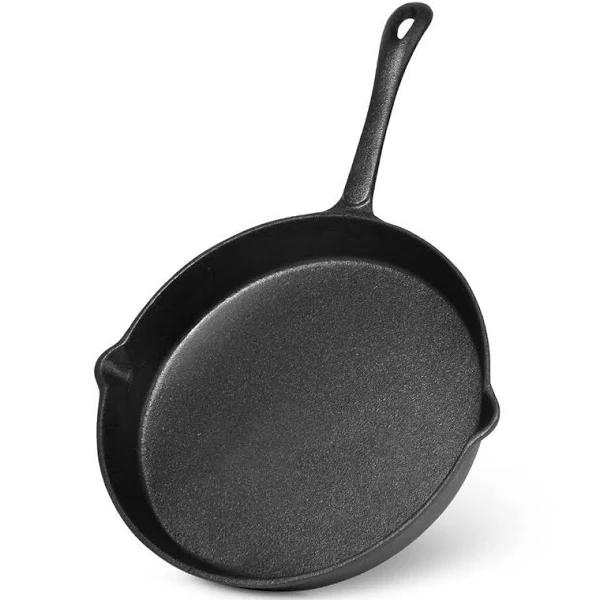 Fissman Cast Iron 25cm Frying Pan Non-stick - Black