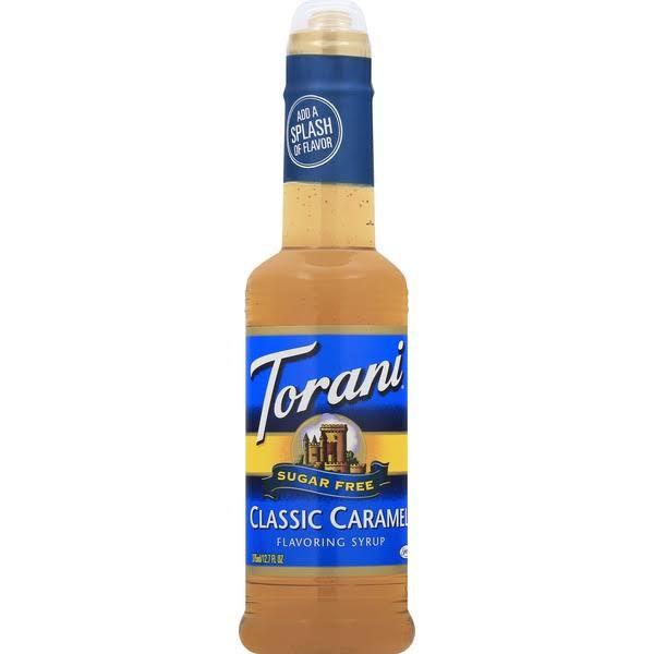 Torani Sugar Free Classic Caramel Syrup 12.7 oz