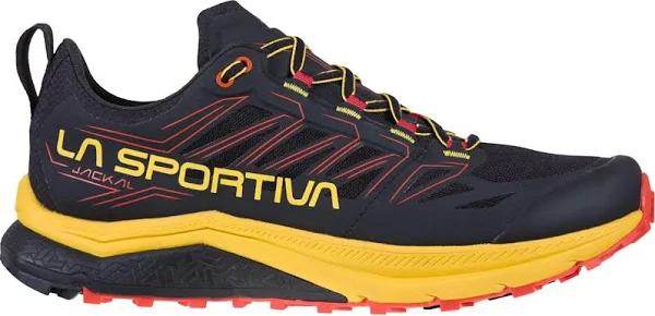 La Sportiva Jackal Mens Trail Running Shoes - Black Yellow