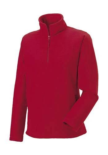 Adult`s Quarter Zip Outdoor Fleece Classic Red - Russell R-874M-0 - Size 2XL