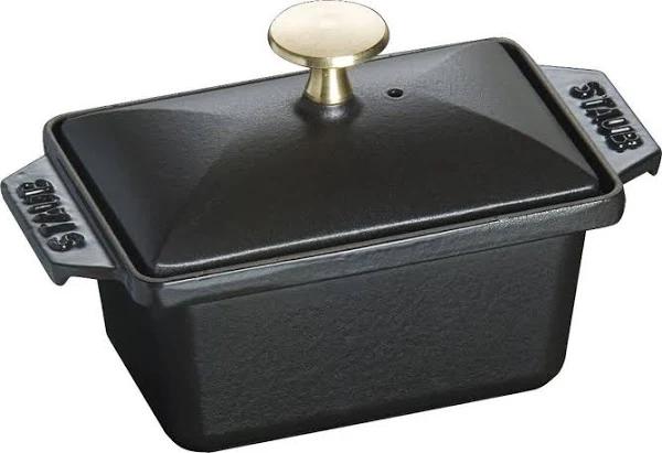 Staub Terrine Rectangular Cast Iron Black 15 cm