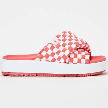 Jordan Sophia Crisscross Slide Sandal Sea coral/white