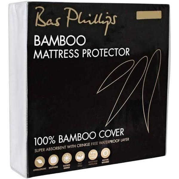 Bas Phillips Bamboo Waterproof Mattress Protector - King Single