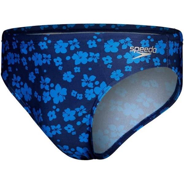 Speedo 5 cm Allover Swimming Brief Blue 28 Man