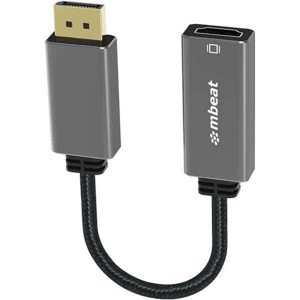 mbeat Elite Display Port to HDMI Adapter - Space Grey